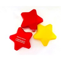 Factory Promotional stress ball with pu star anti stress ball with custom color and logo high quality squeeze toys